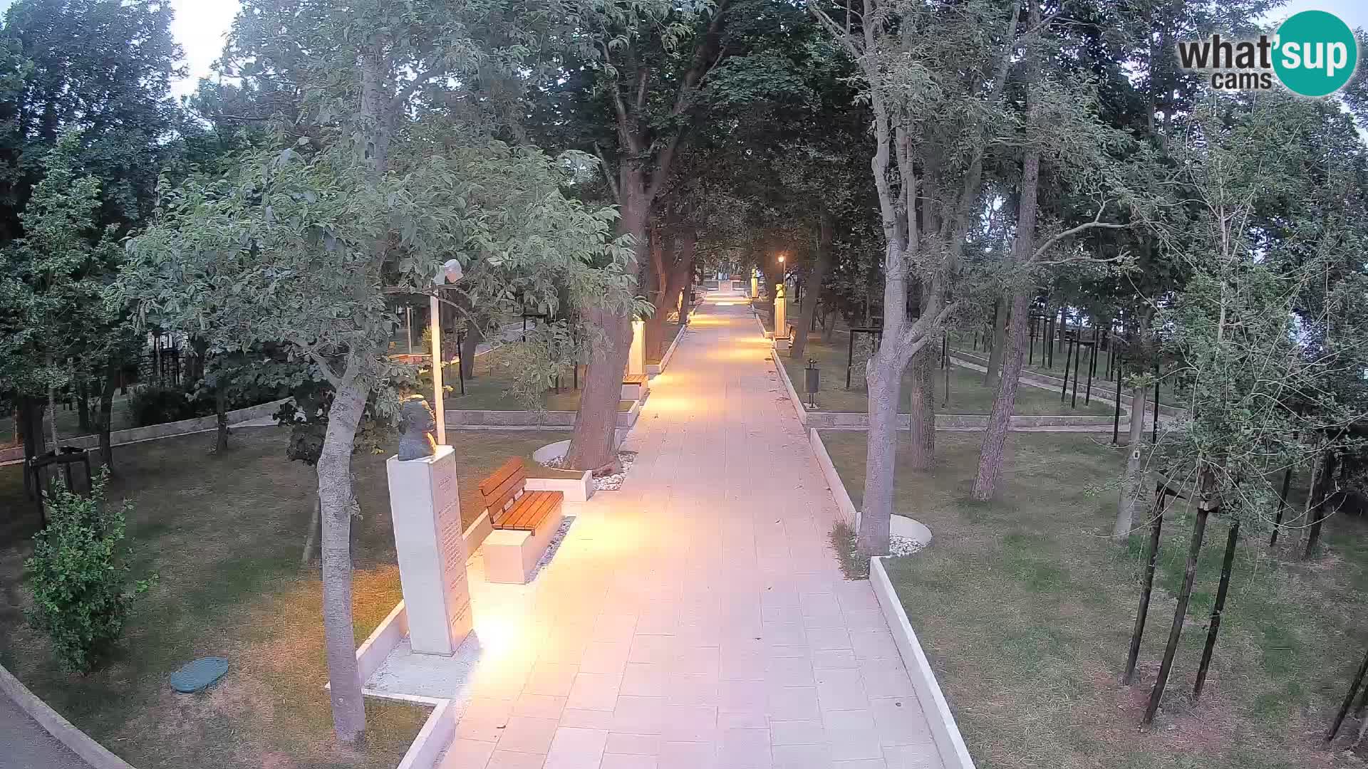 Writers’ Park Webcam Senj – Live by the Sea