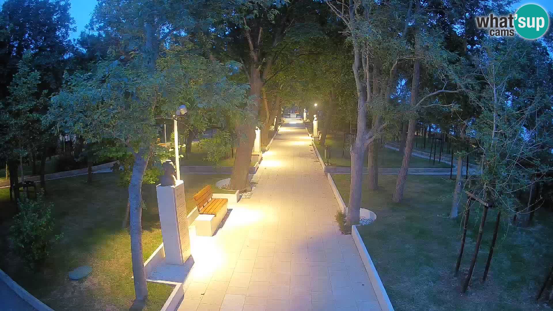 Writers’ Park Webcam Senj – Live by the Sea