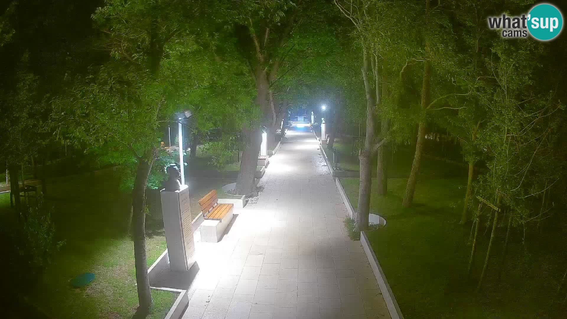 Webcam Schriftstellerpark Senj – Live am Meer