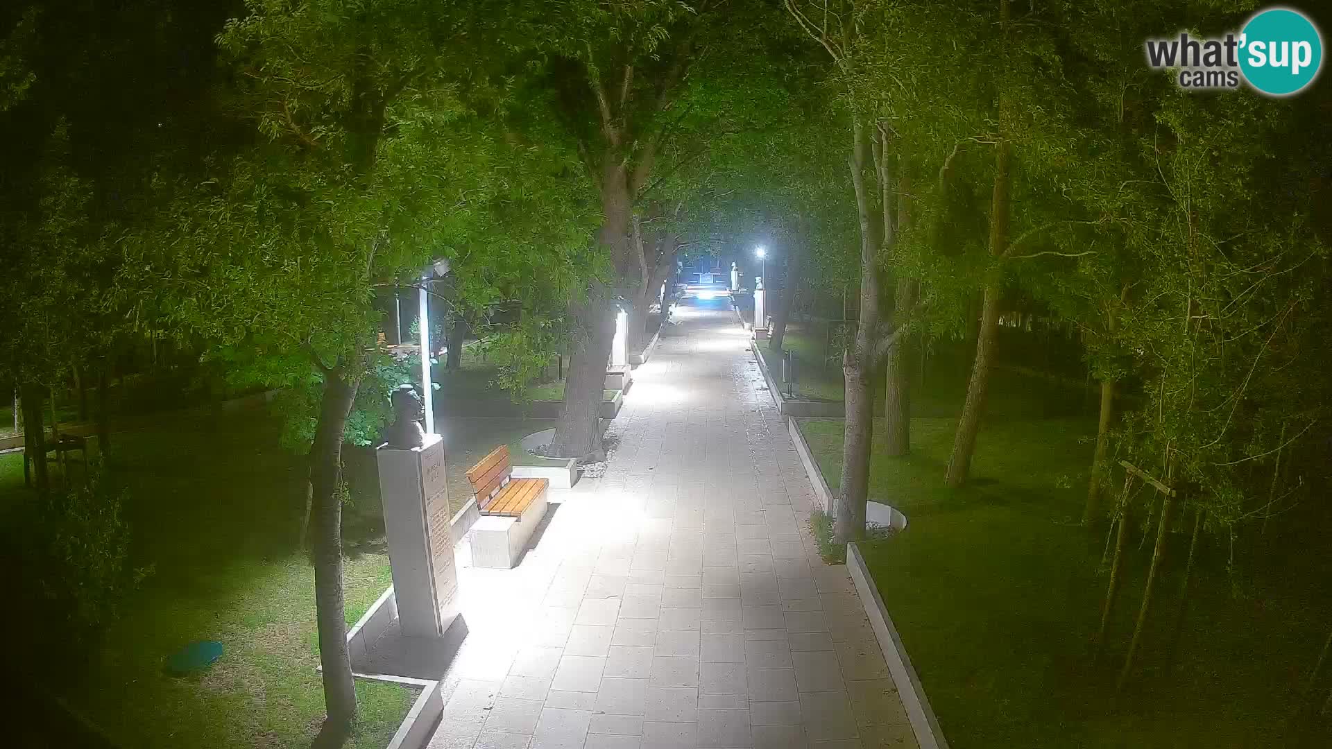 Writers’ Park Webcam Senj – Live by the Sea