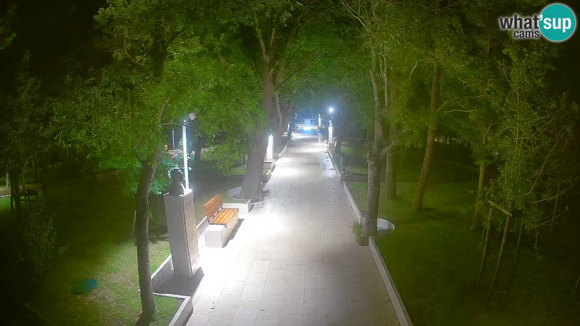 Writers’ Park Webcam Senj – Live by the Sea
