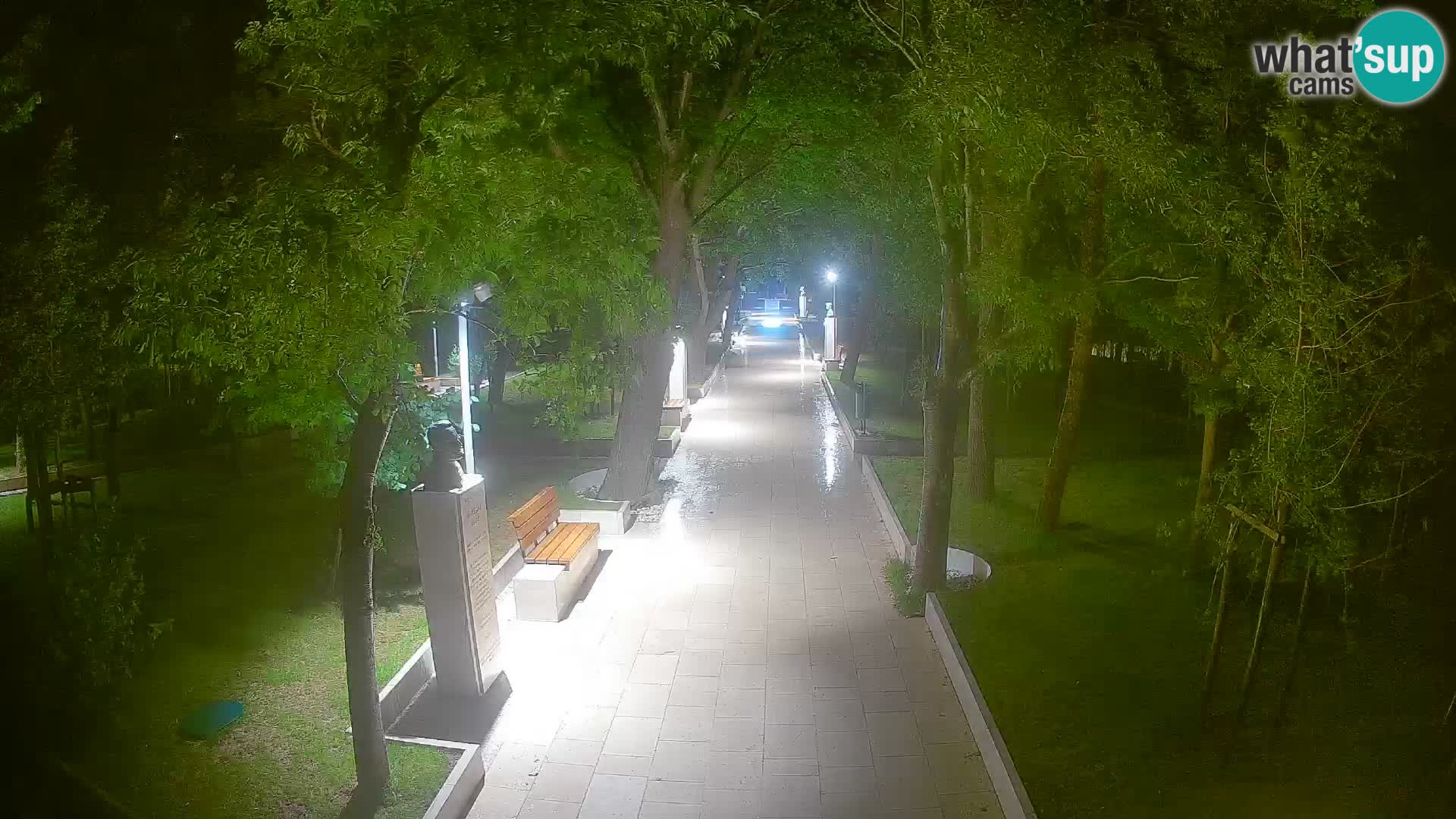 Writers’ Park Webcam Senj – Live by the Sea