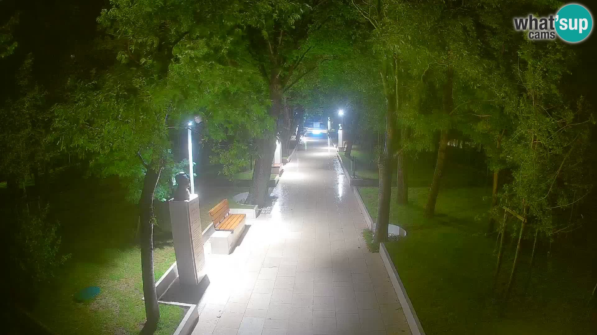 Webcam Schriftstellerpark Senj – Live am Meer