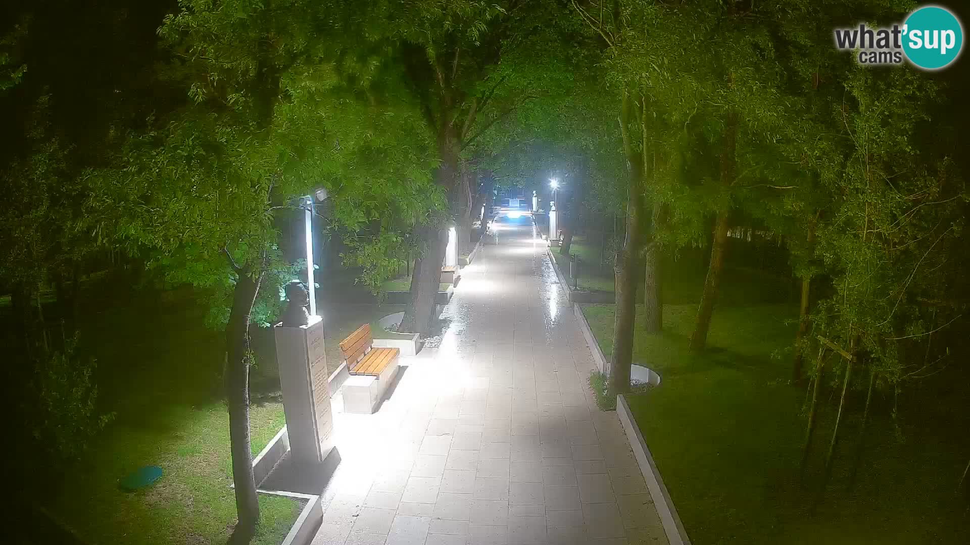 Writers’ Park Webcam Senj – Live by the Sea