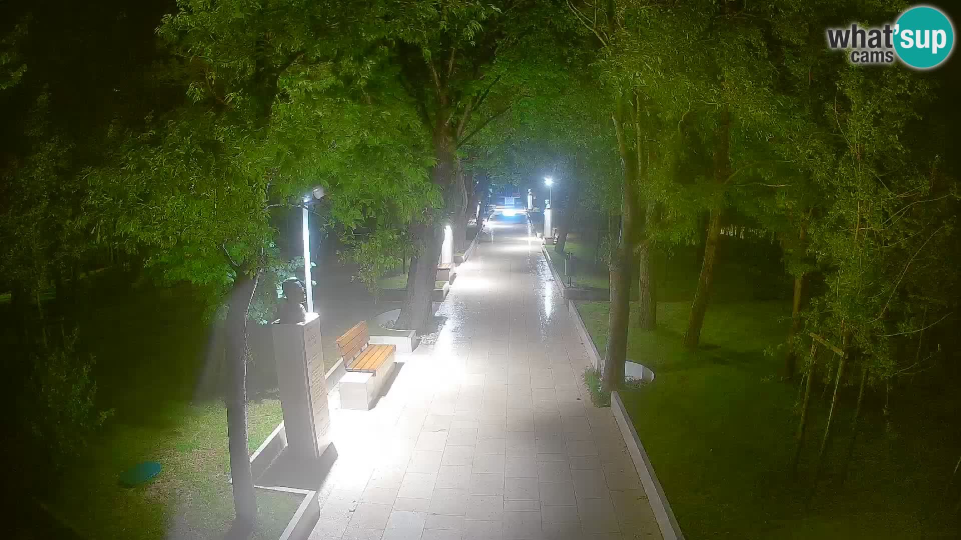 Webcam Schriftstellerpark Senj – Live am Meer
