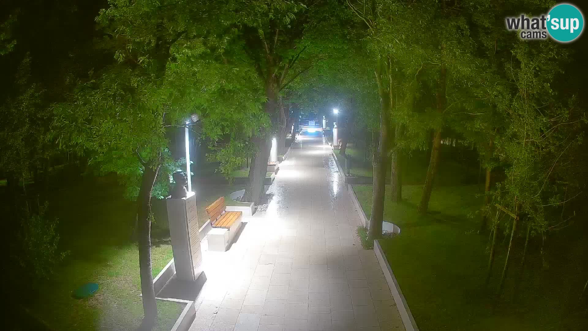 Webcam Schriftstellerpark Senj – Live am Meer