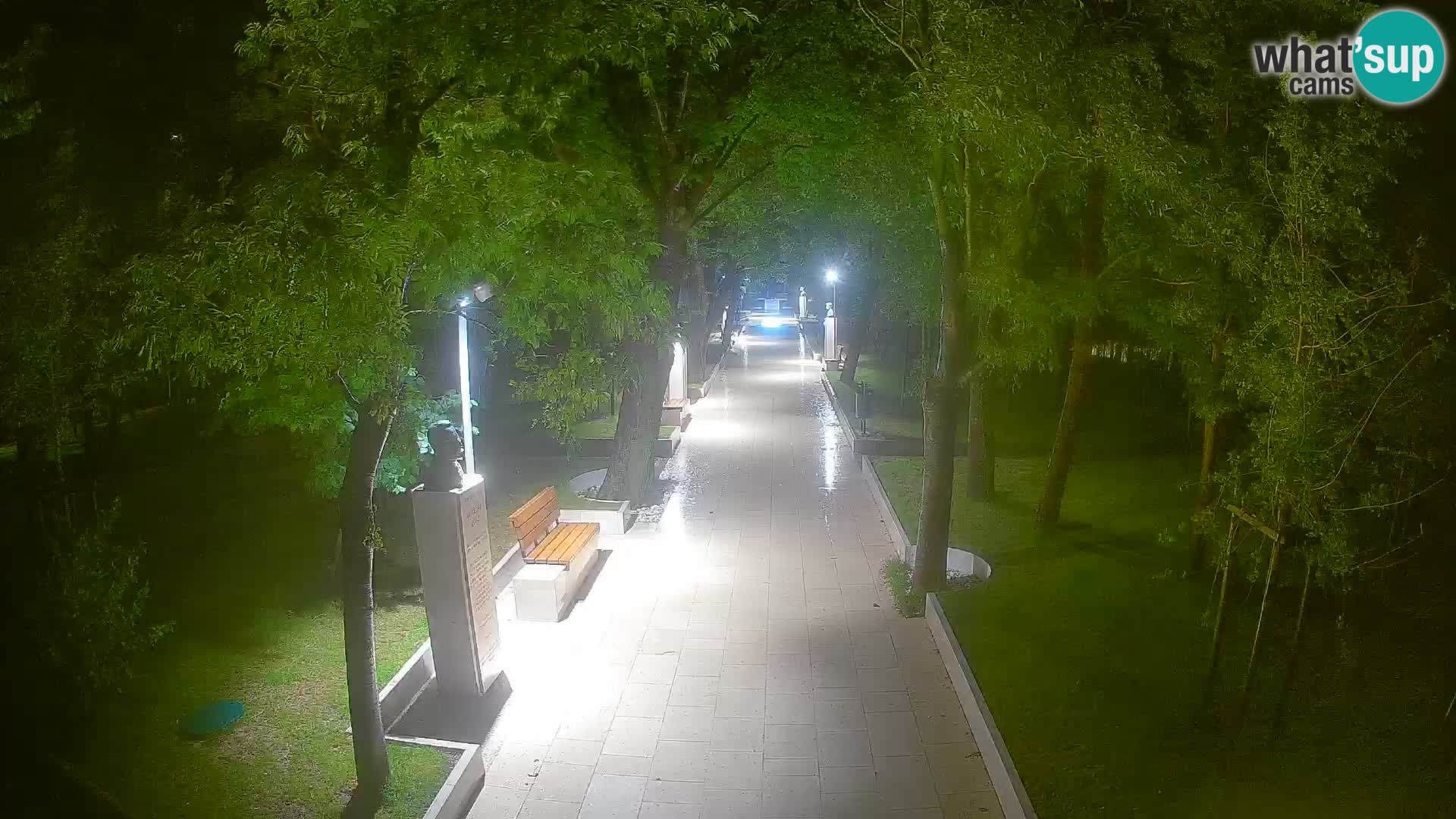 Writers’ Park Webcam Senj – Live by the Sea