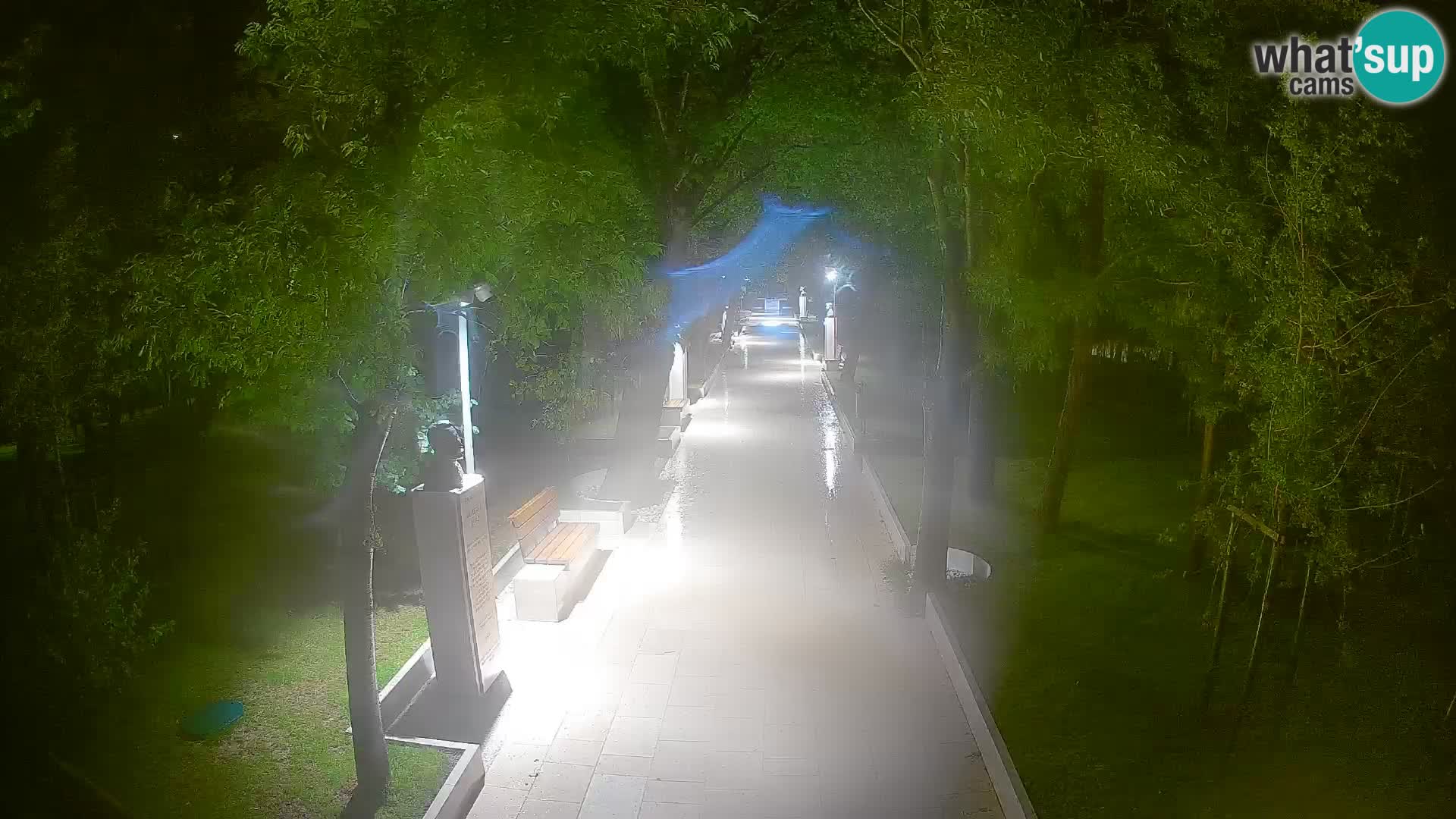 Writers’ Park Webcam Senj – Live by the Sea
