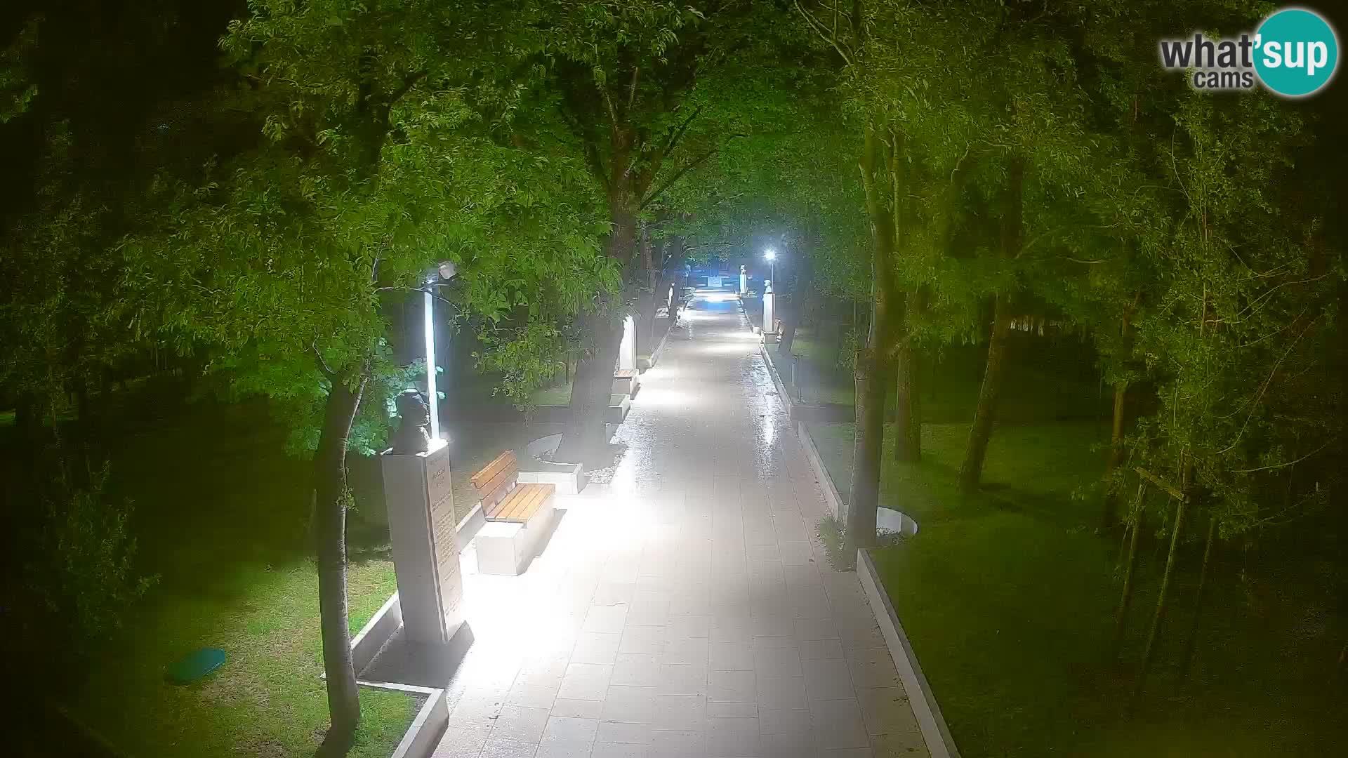 Writers’ Park Webcam Senj – Live by the Sea