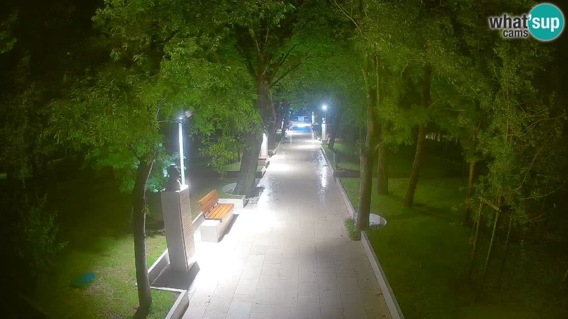 Writers’ Park Webcam Senj – Live by the Sea