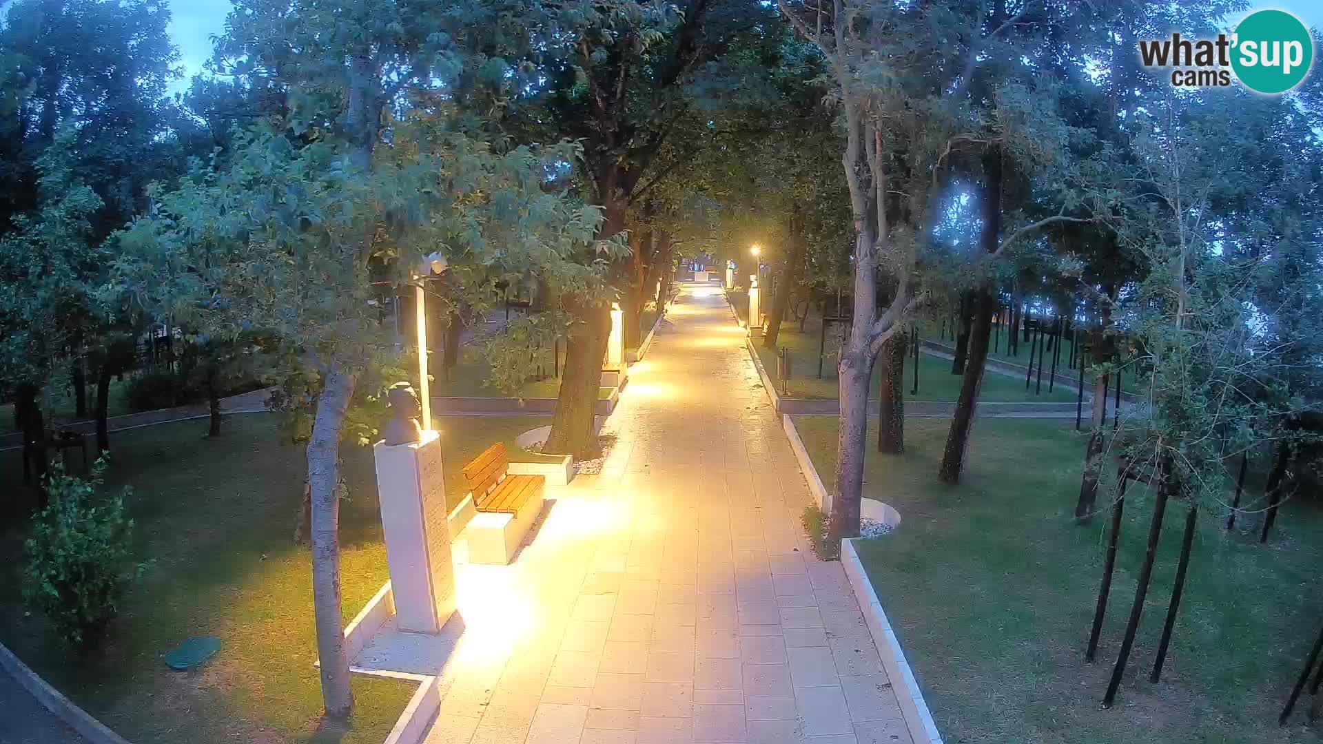 Writers’ Park Webcam Senj – Live by the Sea