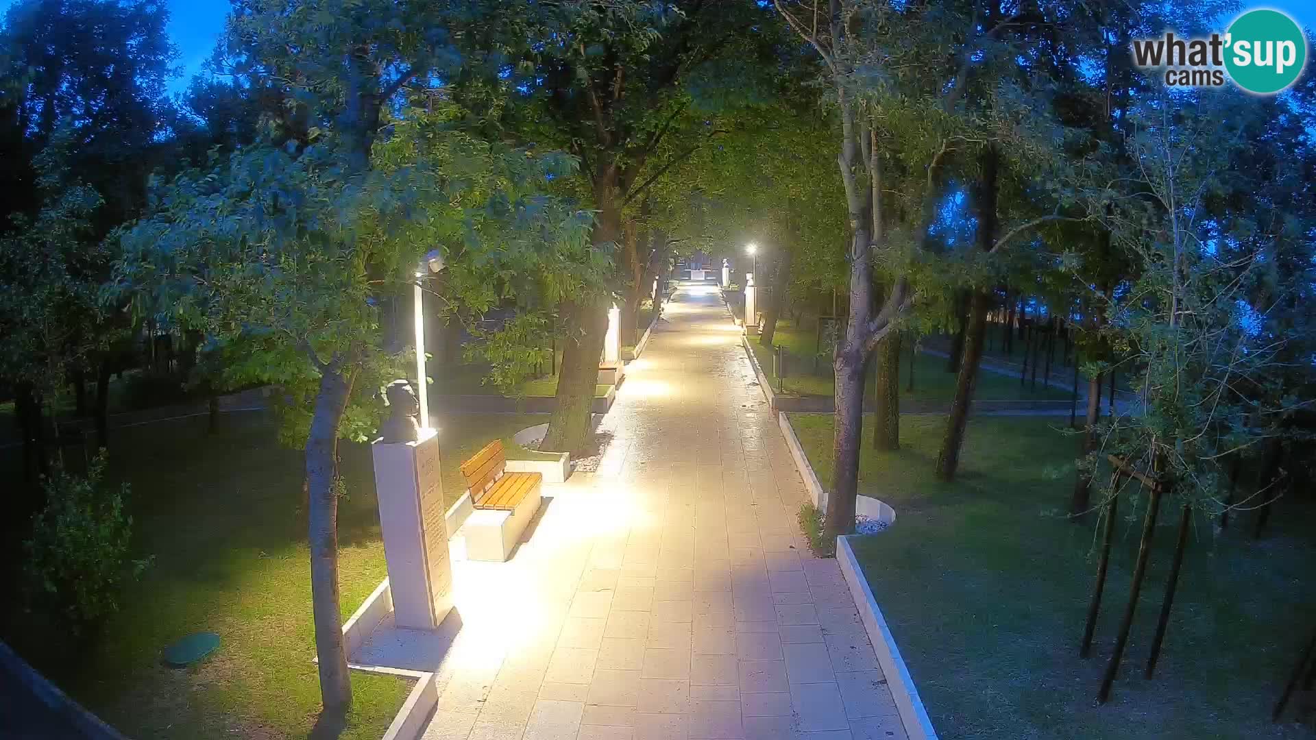 Writers’ Park Webcam Senj – Live by the Sea