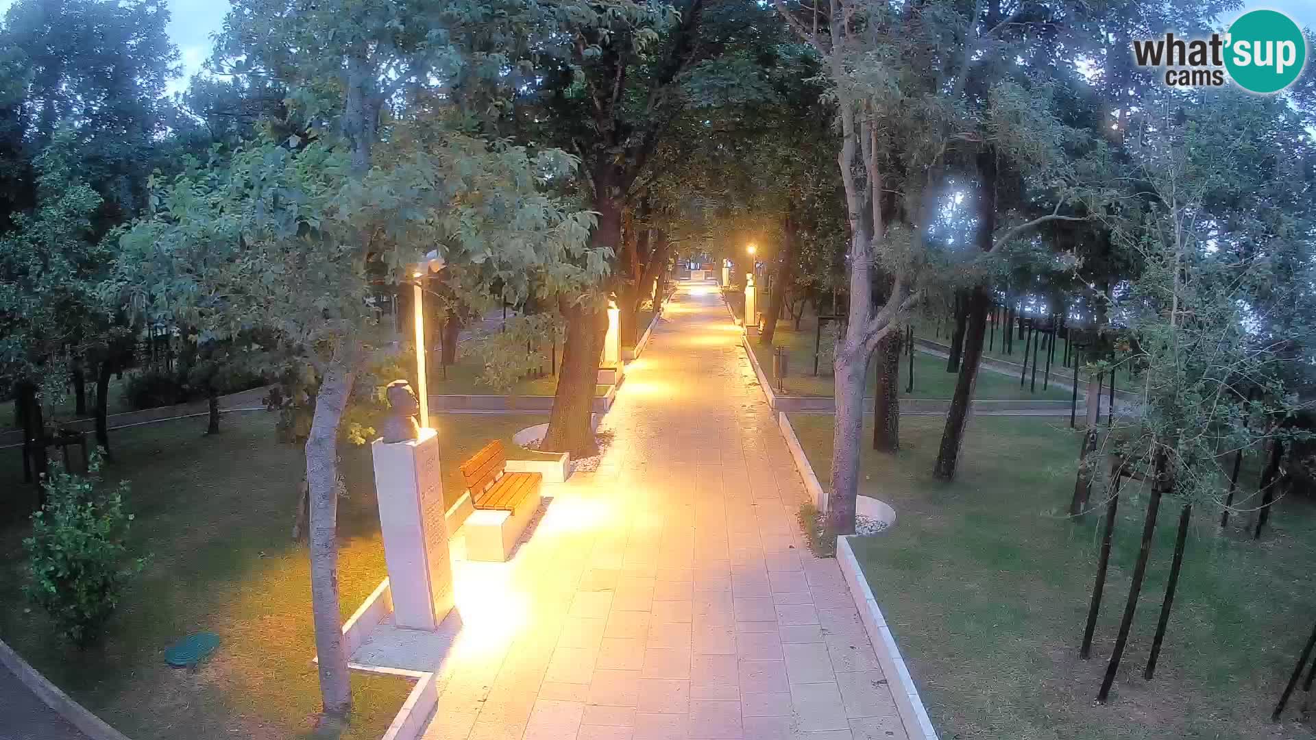 Writers’ Park Webcam Senj – Live by the Sea