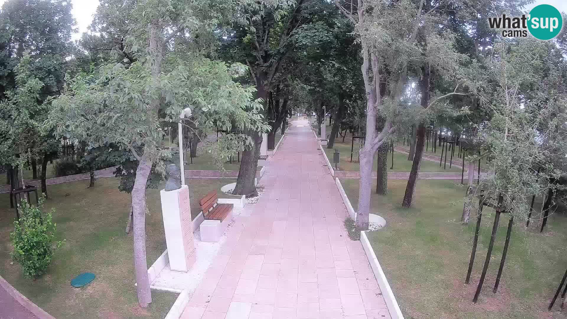 Webcam Schriftstellerpark Senj – Live am Meer