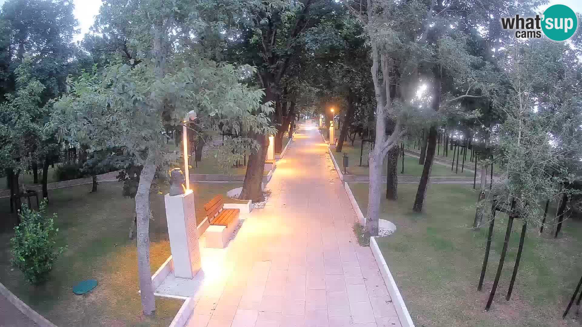 Webcam Schriftstellerpark Senj – Live am Meer