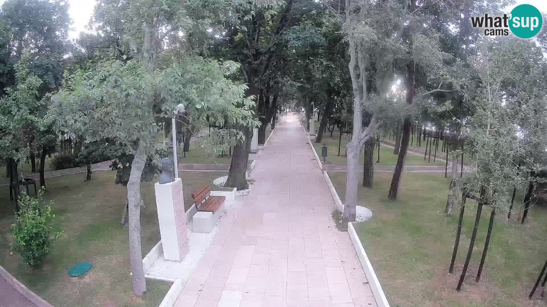 Webcam Schriftstellerpark Senj – Live am Meer