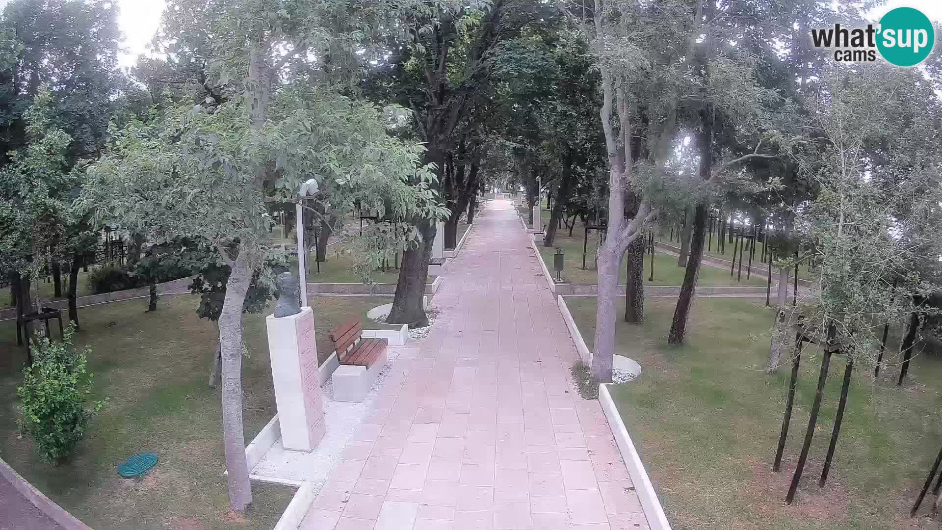 Writers’ Park Webcam Senj – Live by the Sea