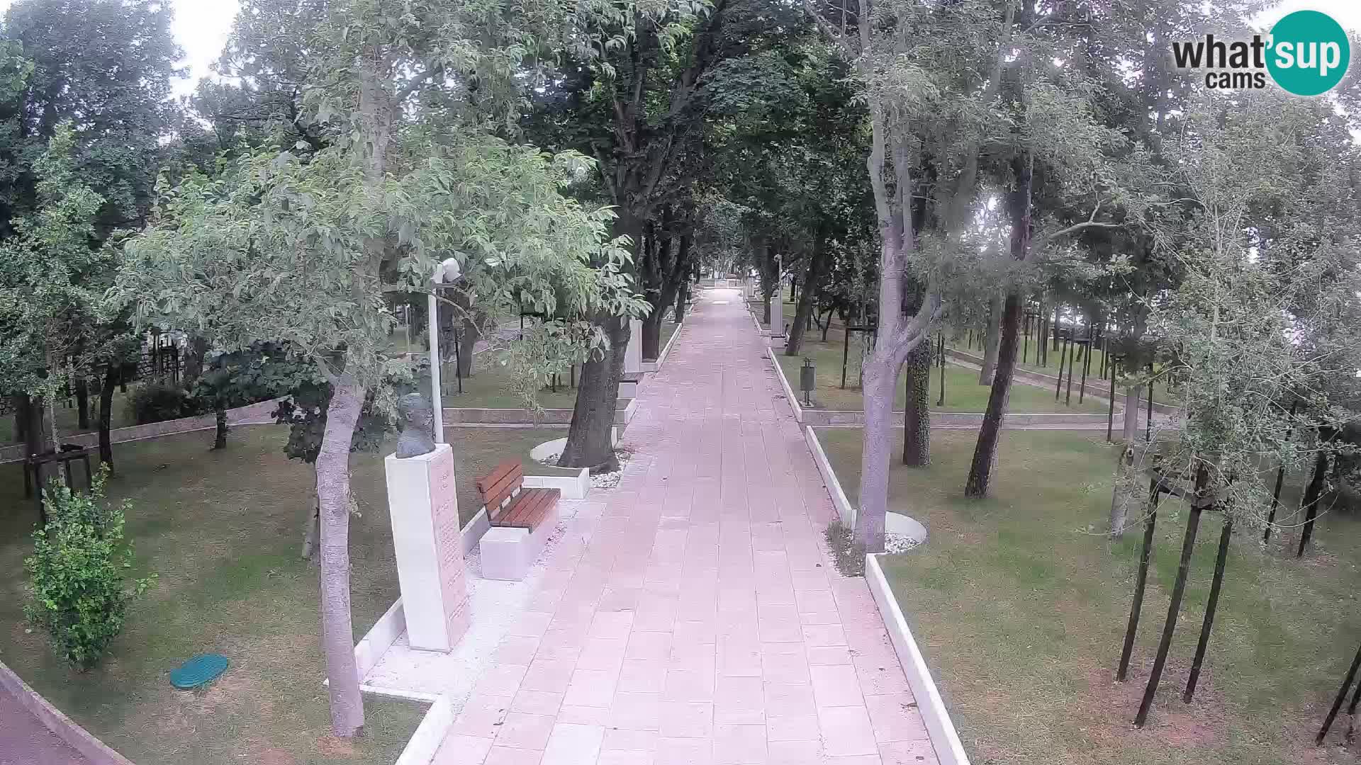 Writers’ Park Webcam Senj – Live by the Sea