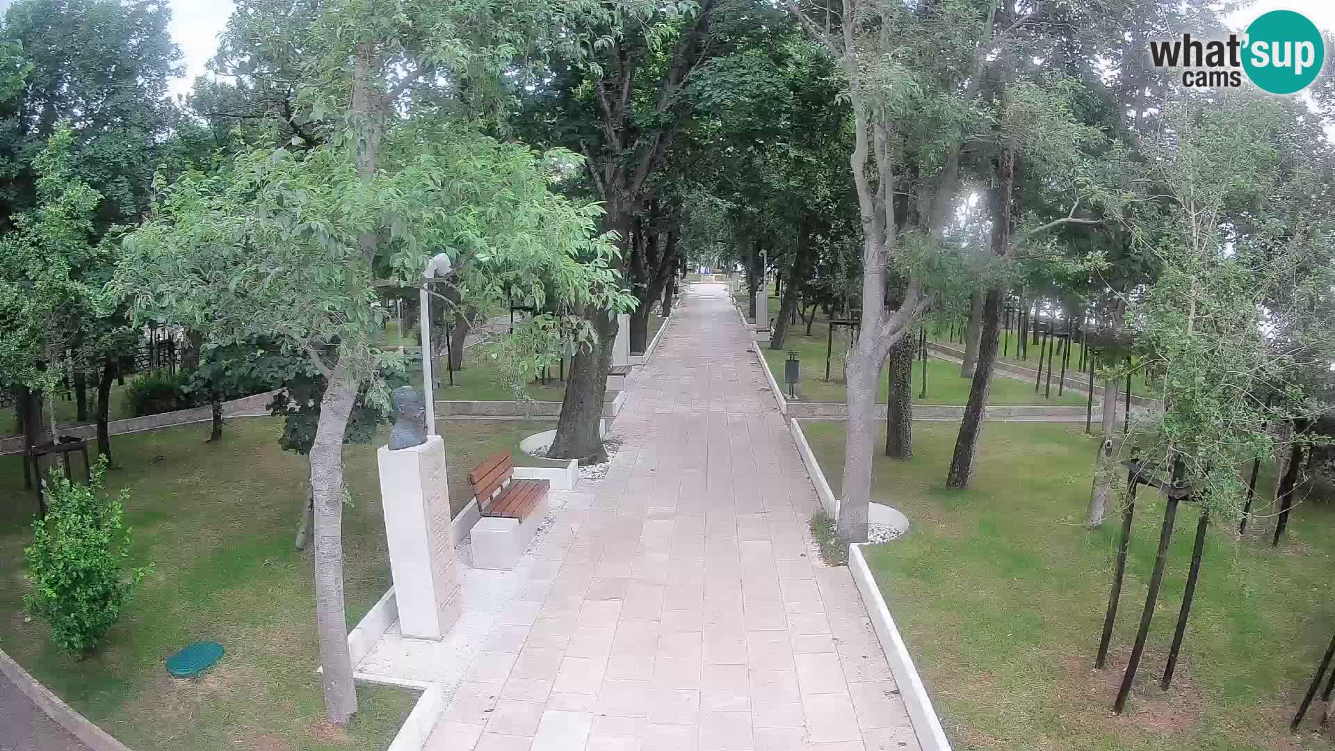 Writers’ Park Webcam Senj – Live by the Sea