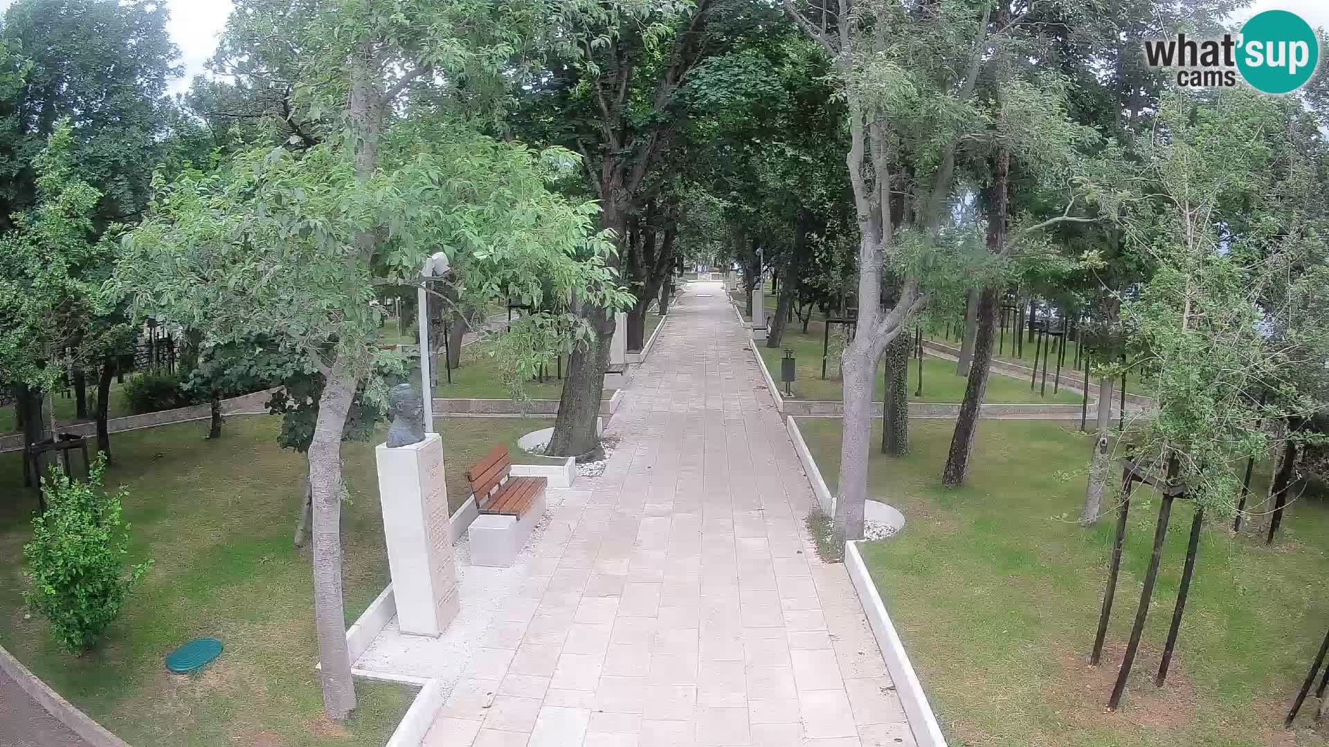 Writers’ Park Webcam Senj – Live by the Sea