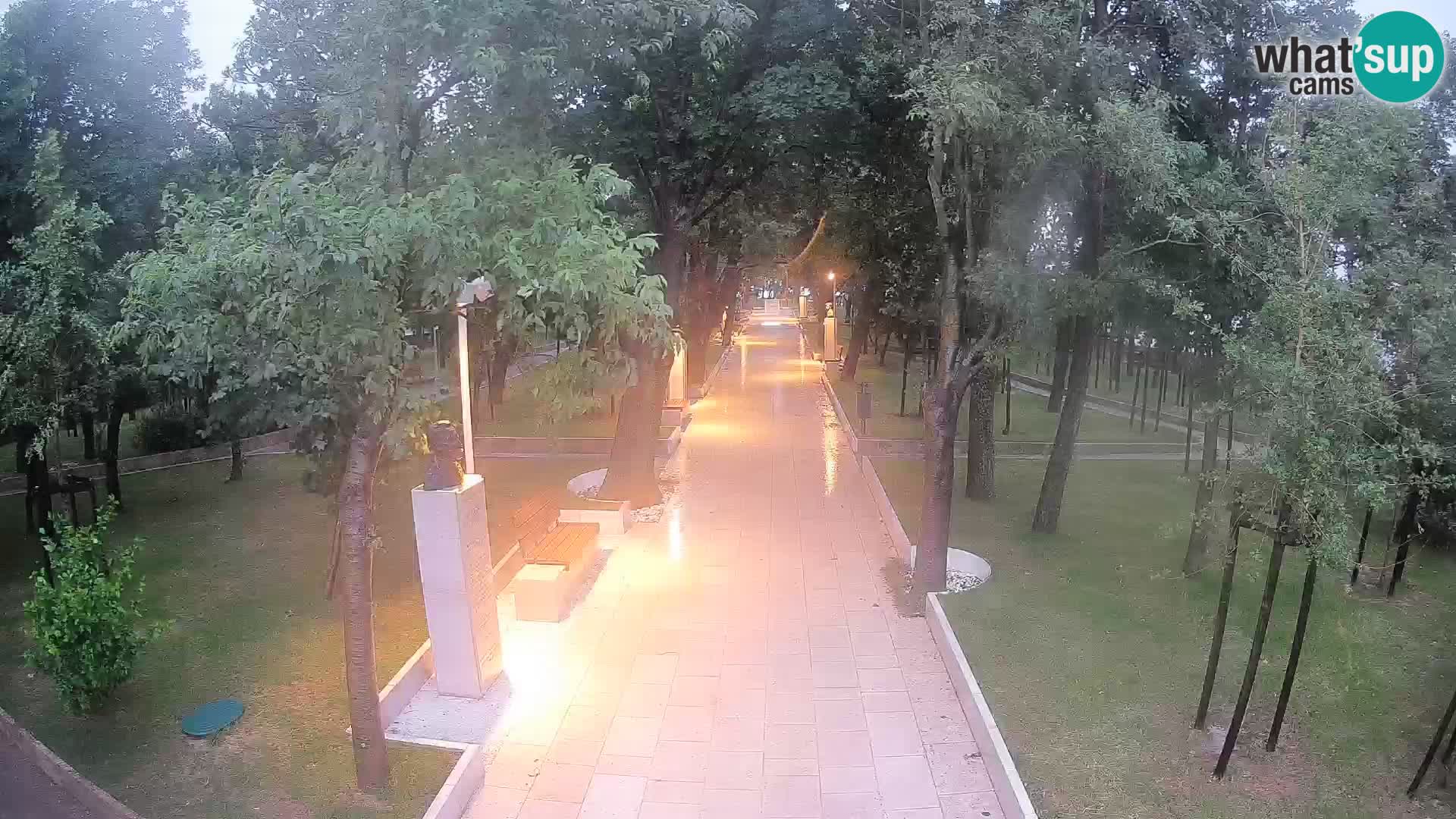 Writers’ Park Webcam Senj – Live by the Sea