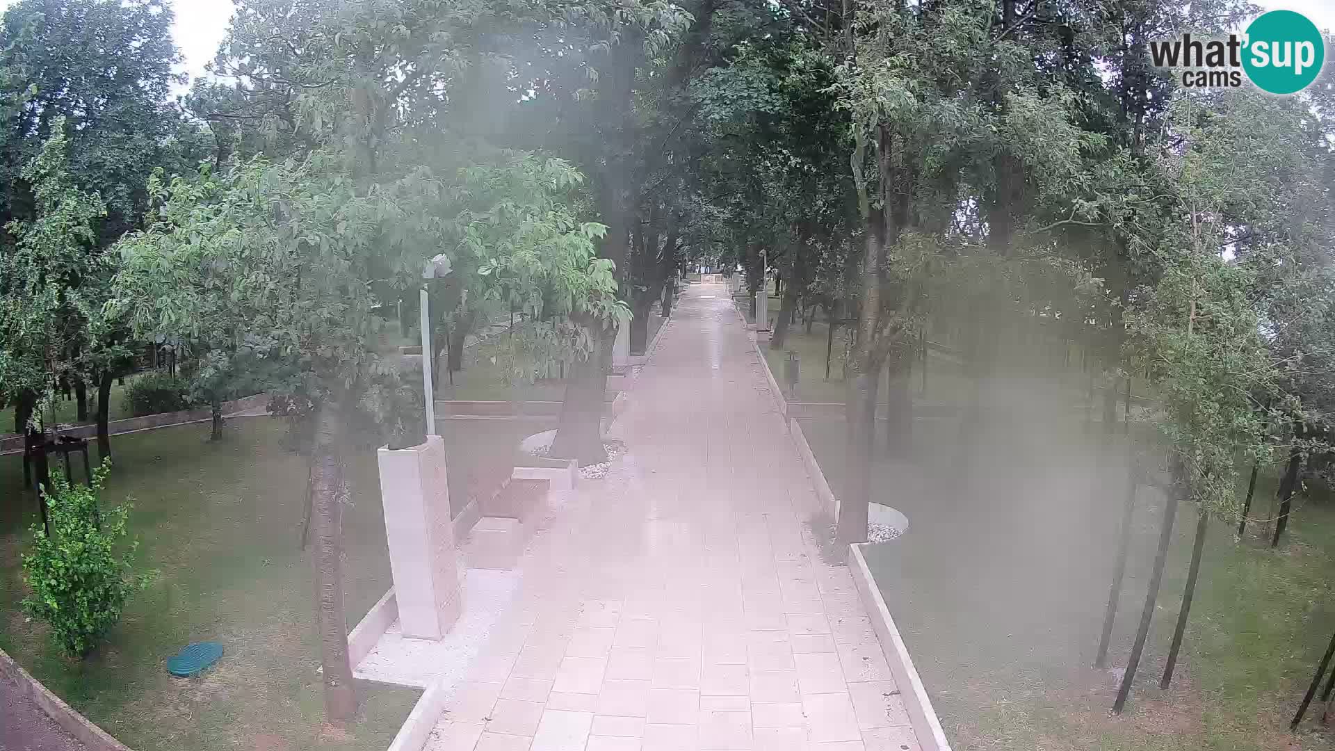 Park pisateljev Senj – Pogled v živo ob morju