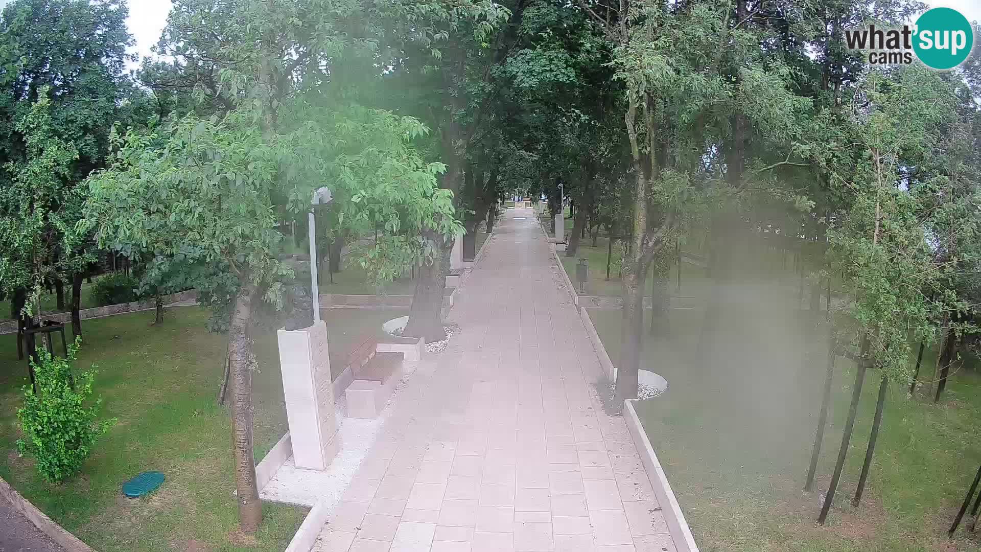 Writers’ Park Webcam Senj – Live by the Sea