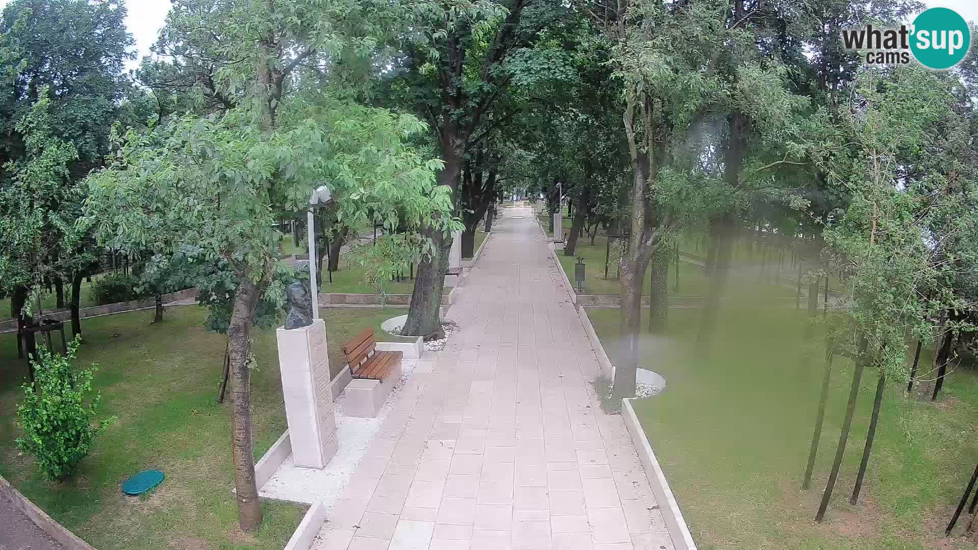 Writers’ Park Webcam Senj – Live by the Sea