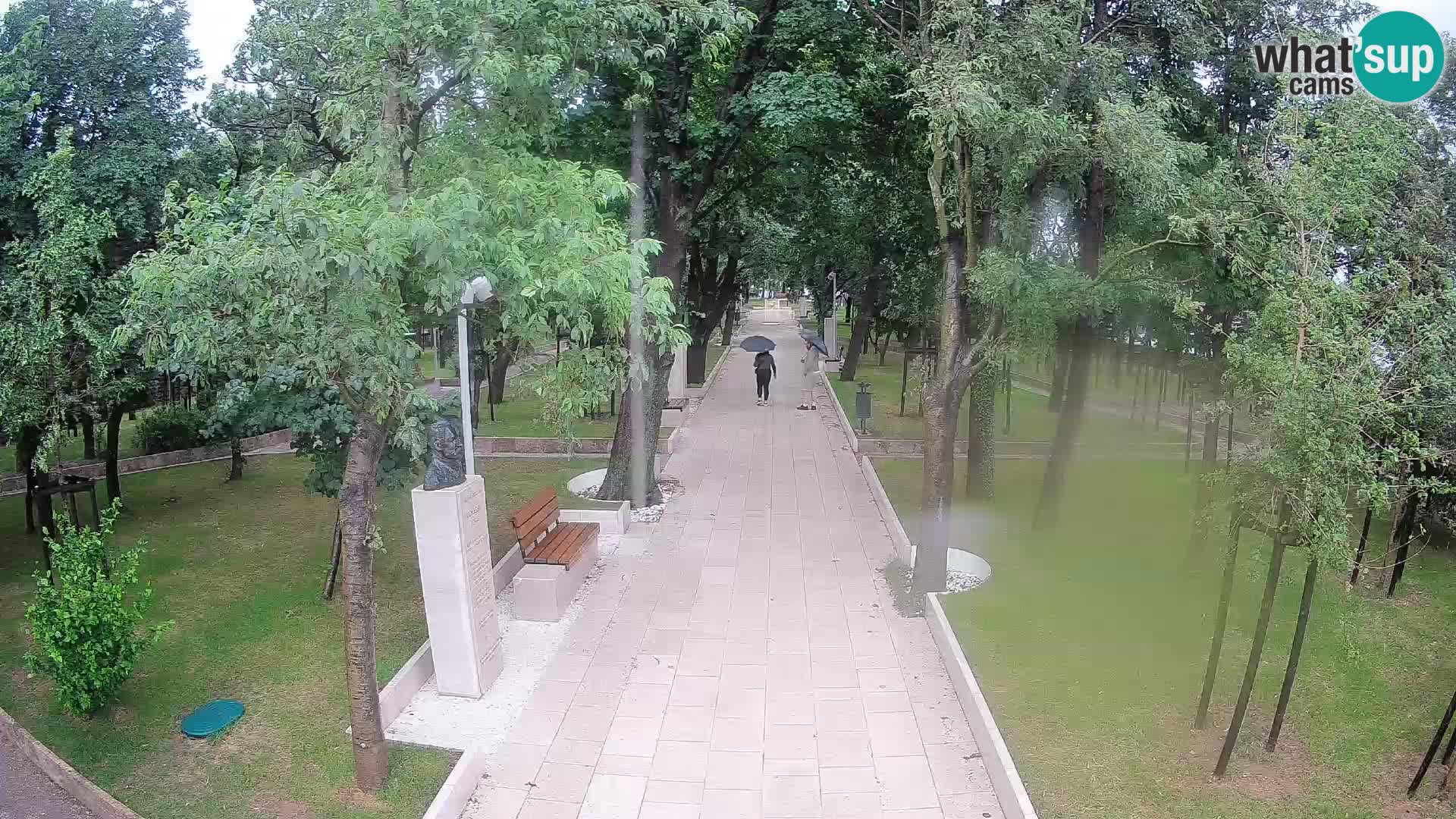 Webcam Schriftstellerpark Senj – Live am Meer