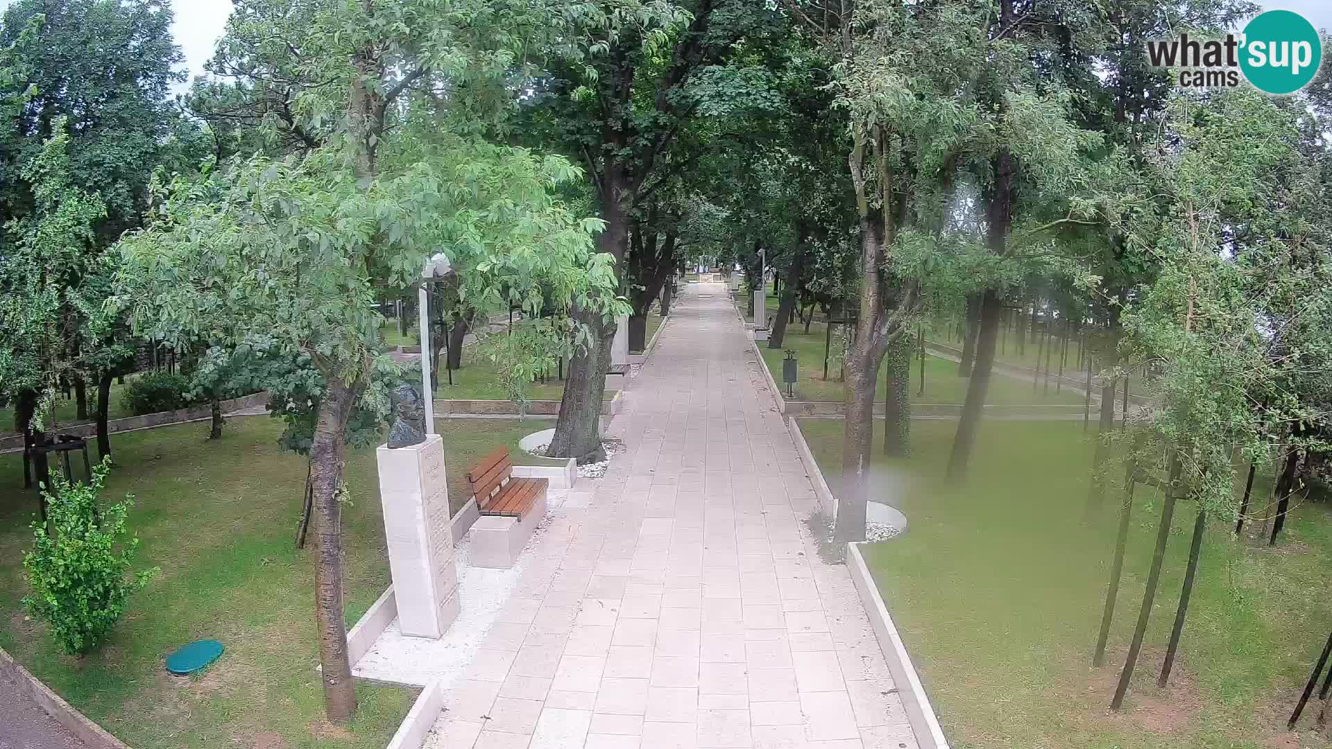 Writers’ Park Webcam Senj – Live by the Sea