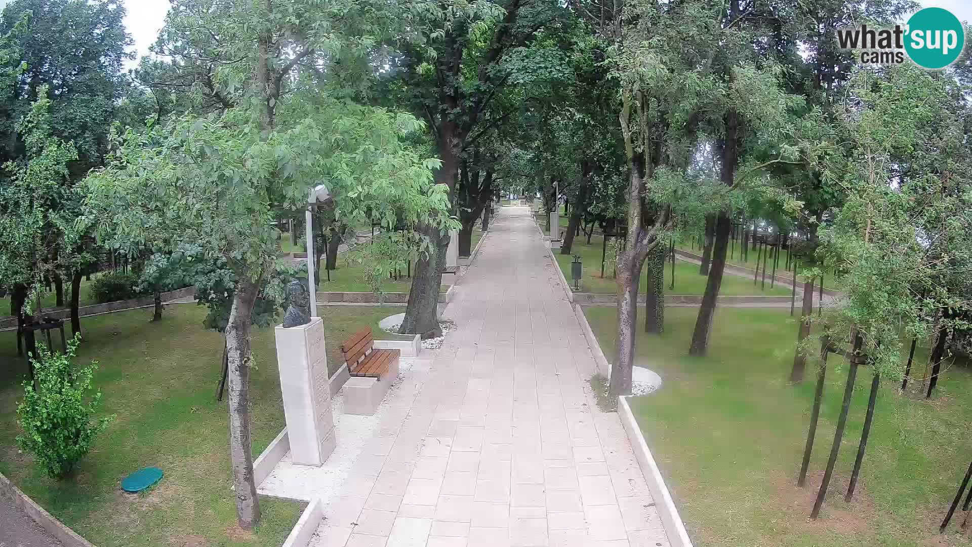 Writers’ Park Webcam Senj – Live by the Sea