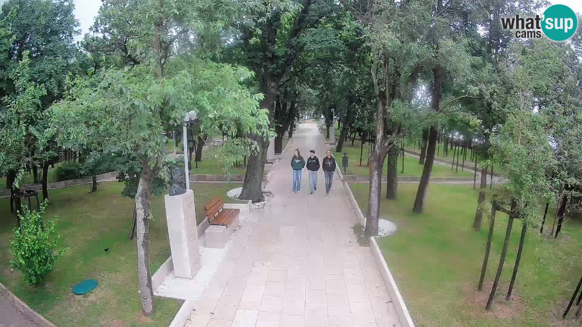 Writers’ Park Webcam Senj – Live by the Sea