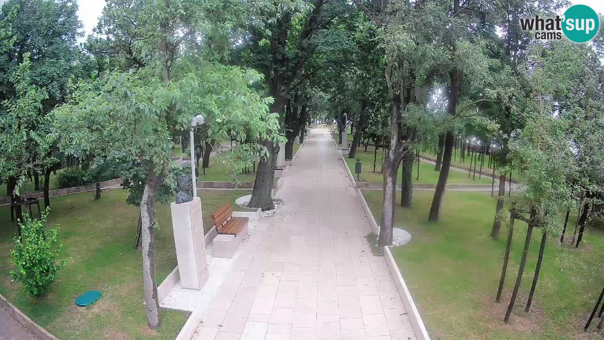 Writers’ Park Webcam Senj – Live by the Sea