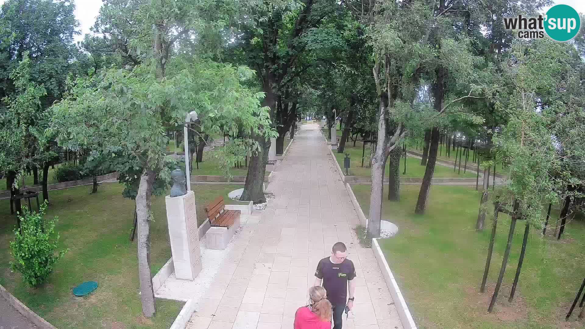 Writers’ Park Webcam Senj – Live by the Sea