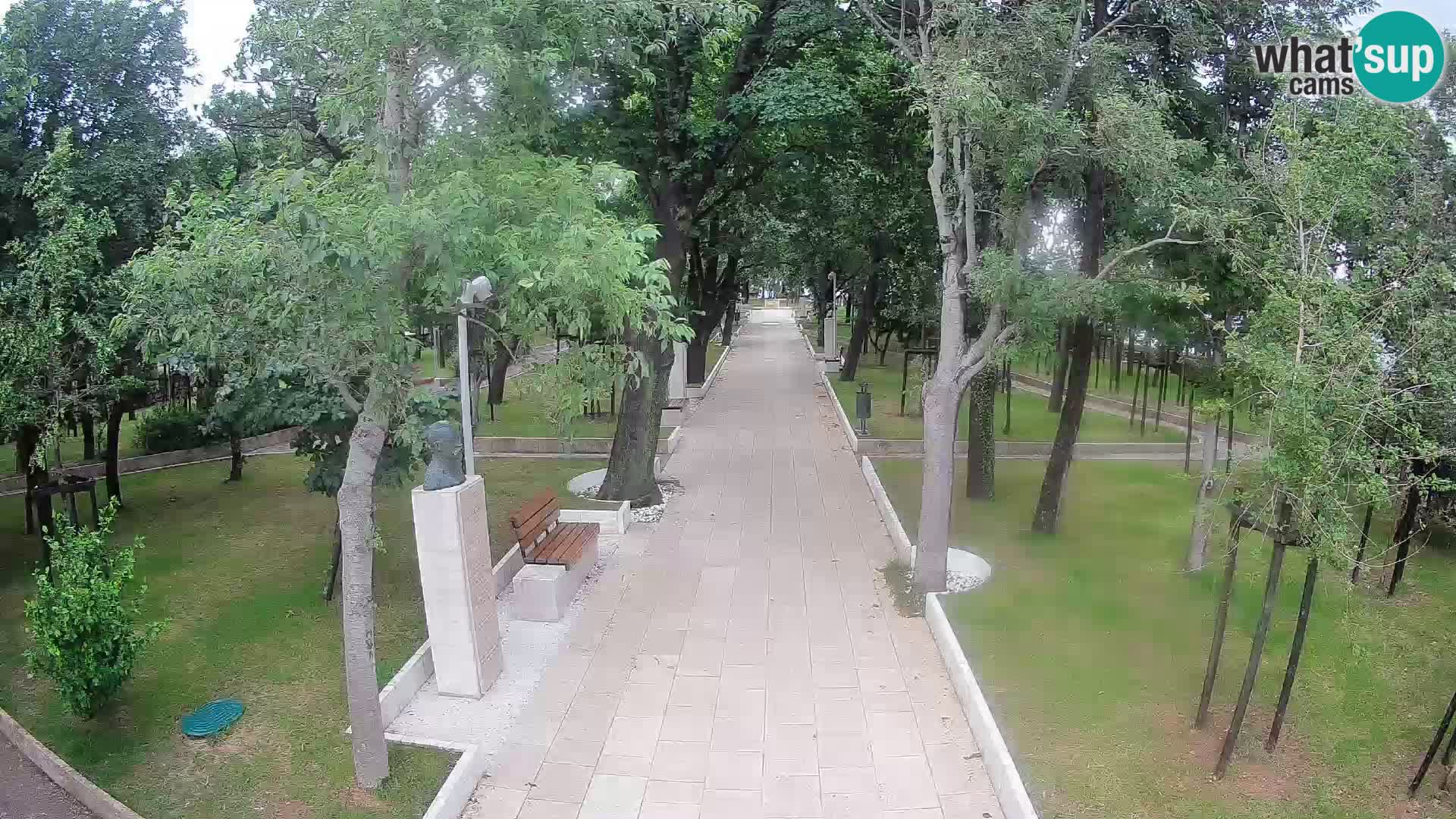 Webcam Schriftstellerpark Senj – Live am Meer