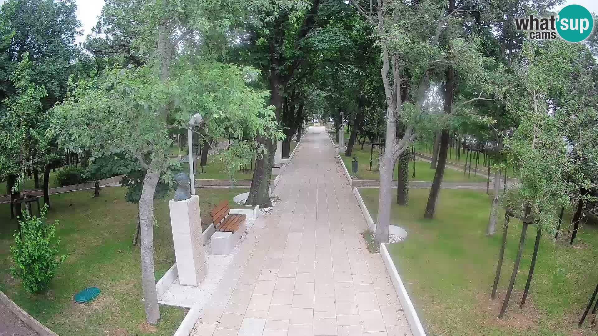 Writers’ Park Webcam Senj – Live by the Sea
