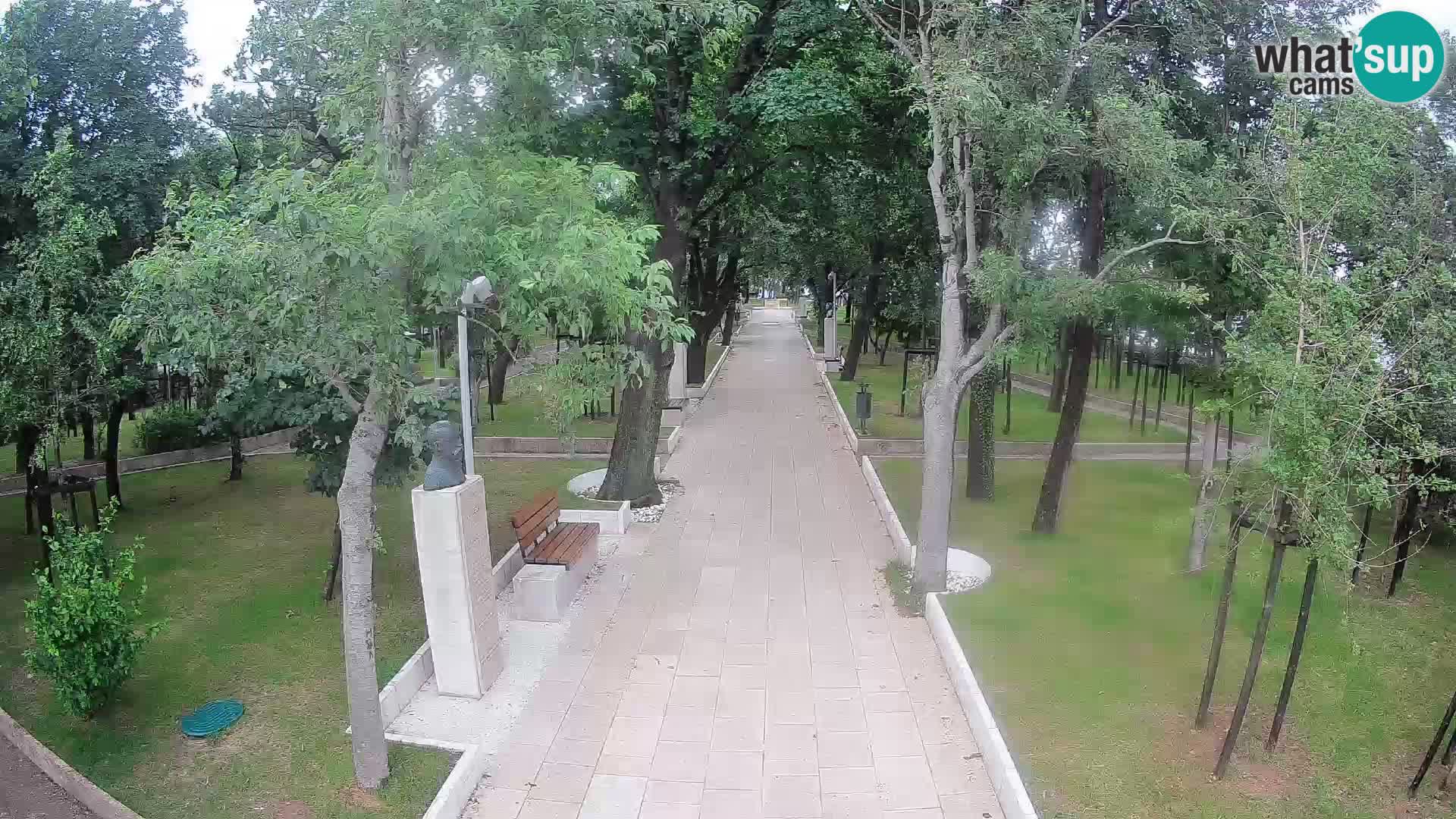 Webcam Schriftstellerpark Senj – Live am Meer