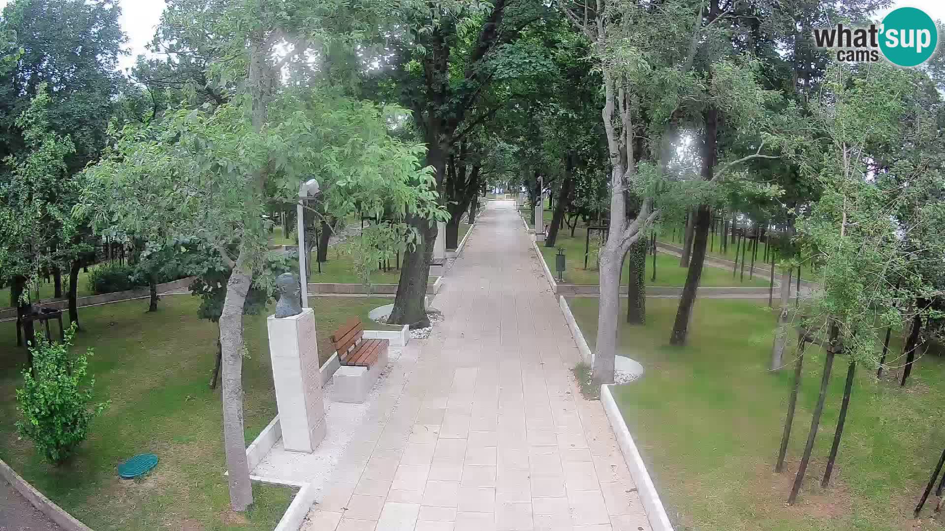 Writers’ Park Webcam Senj – Live by the Sea