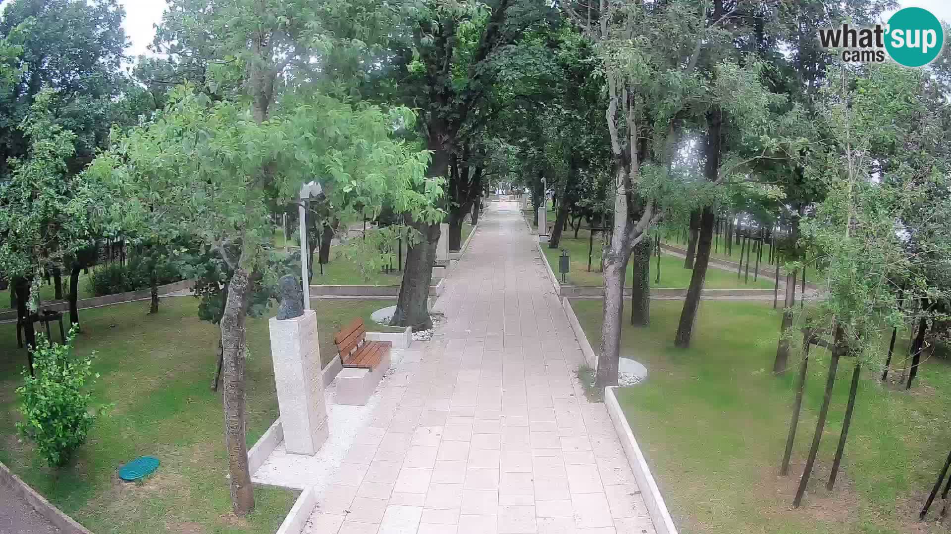 Webcam Schriftstellerpark Senj – Live am Meer