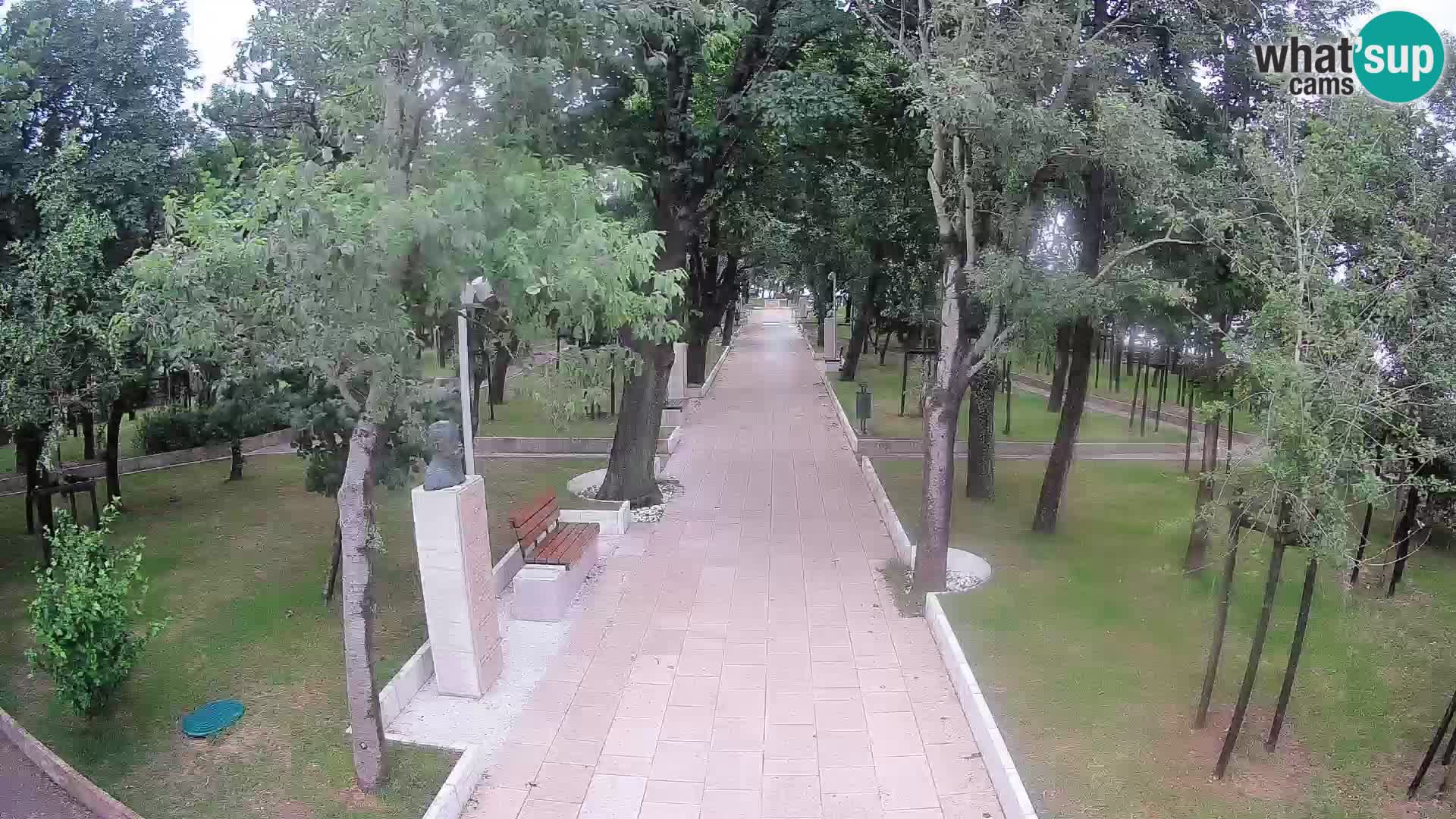 Webcam Schriftstellerpark Senj – Live am Meer