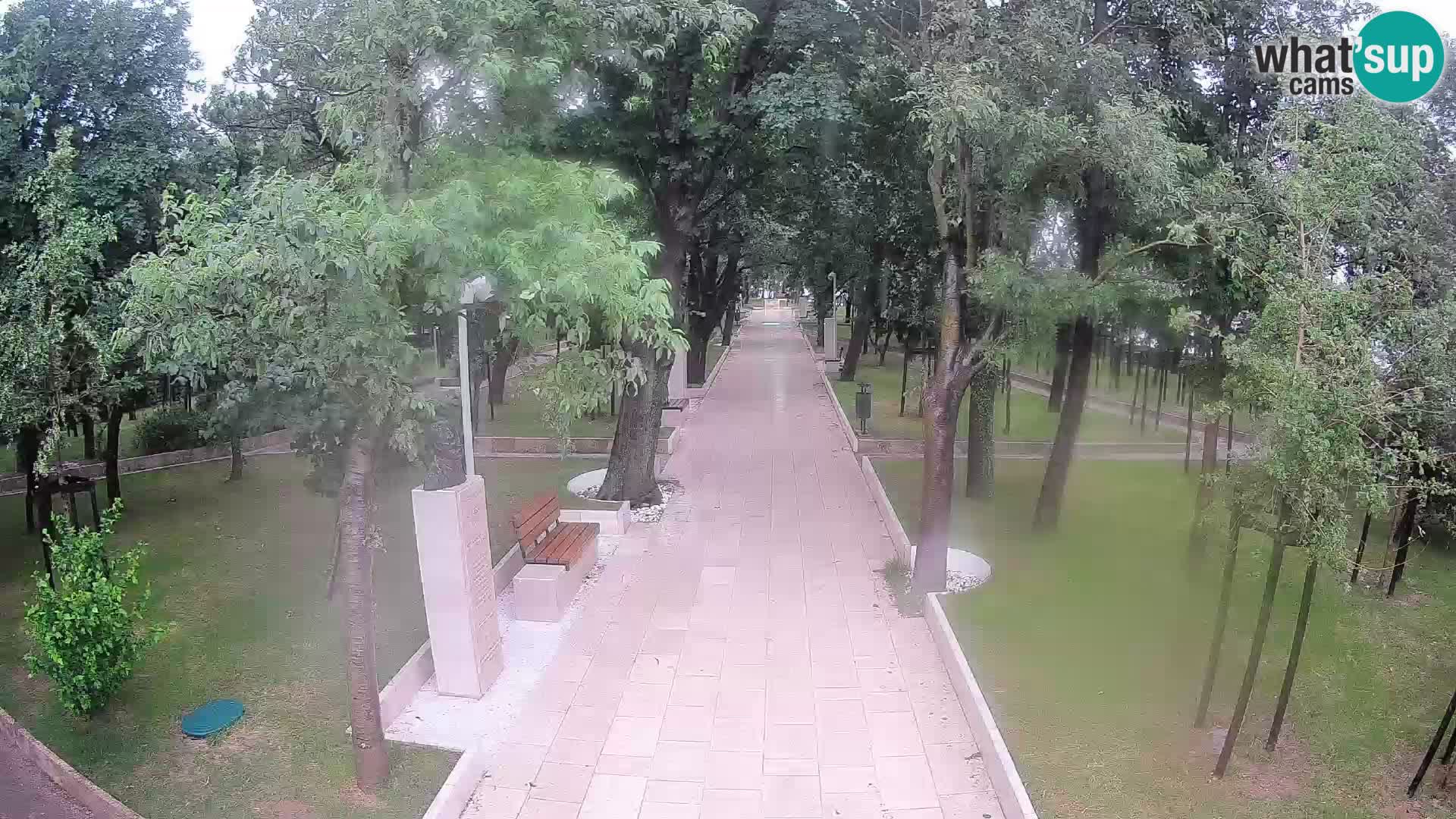 Writers’ Park Webcam Senj – Live by the Sea
