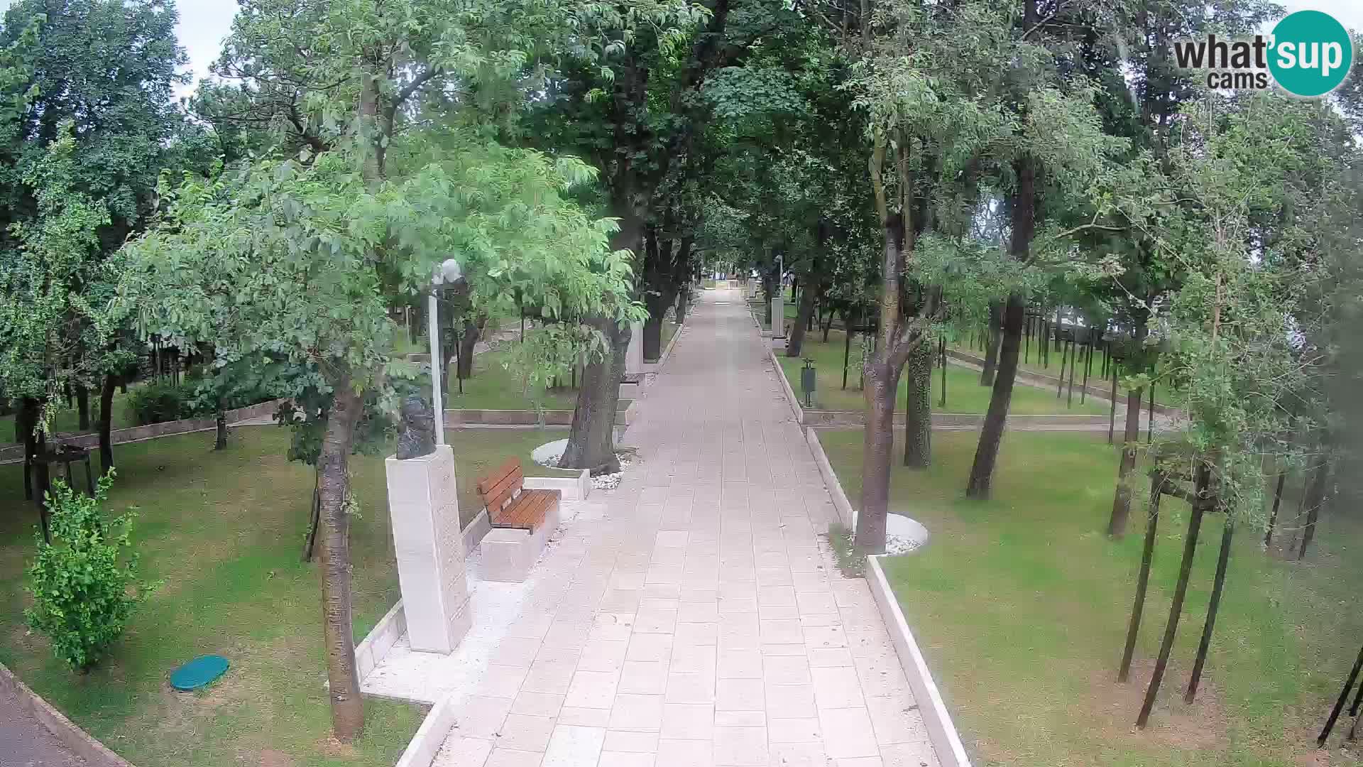 Writers’ Park Webcam Senj – Live by the Sea