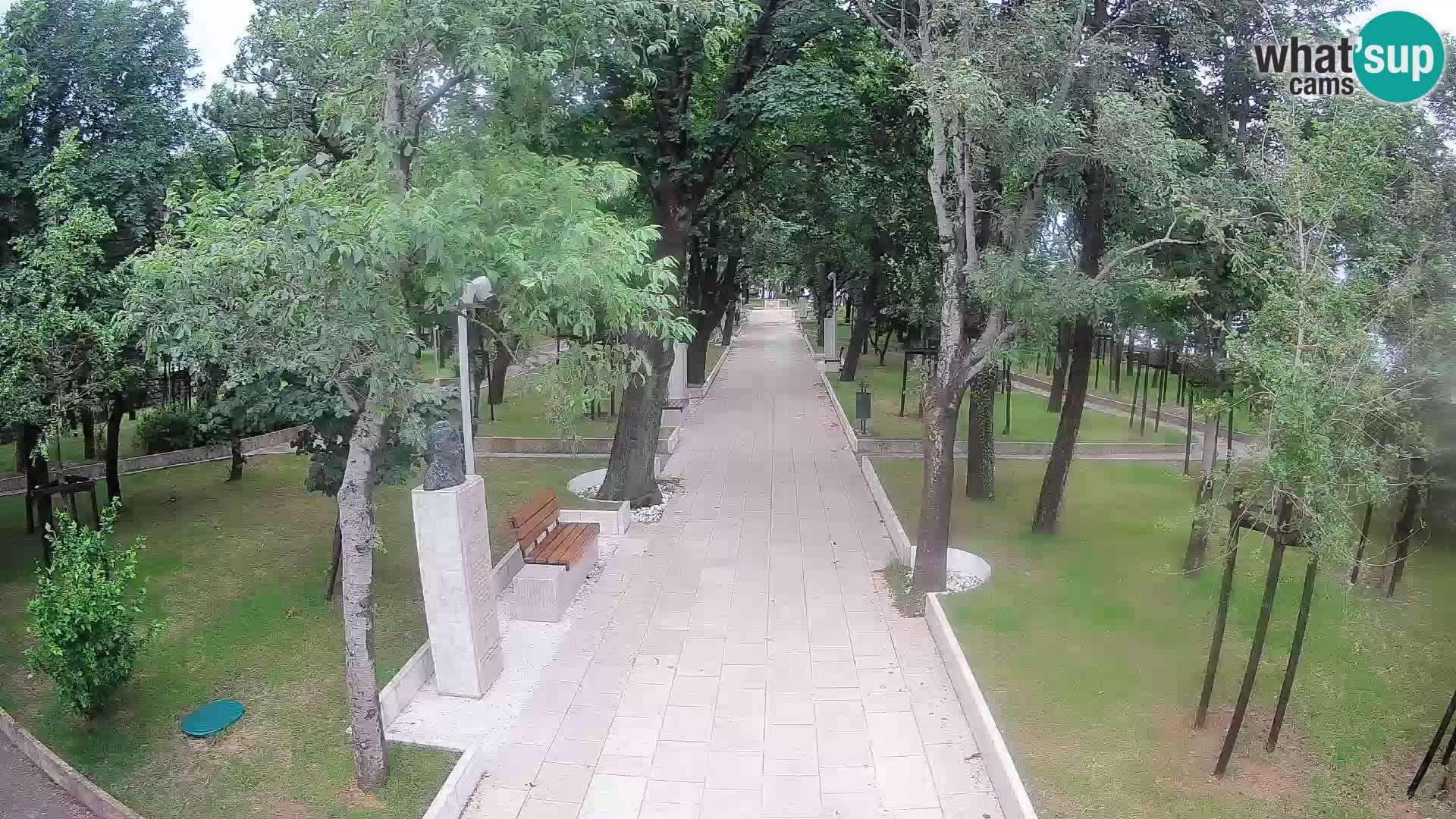 Writers’ Park Webcam Senj – Live by the Sea