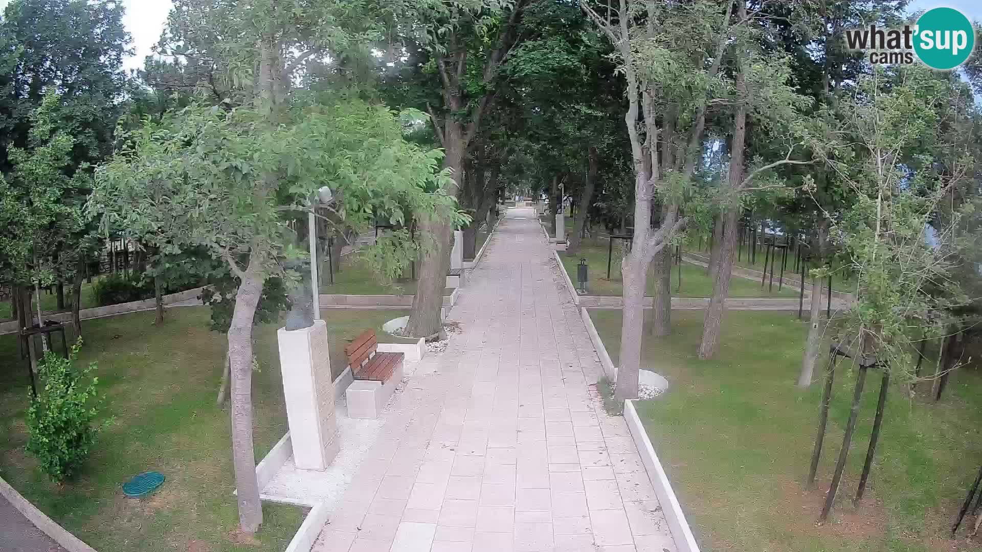 Writers’ Park Webcam Senj – Live by the Sea