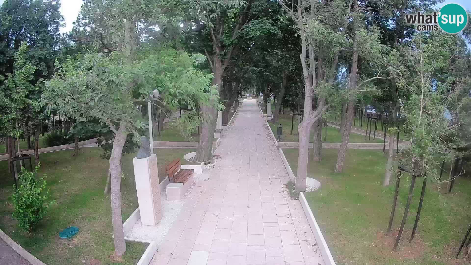 Writers’ Park Webcam Senj – Live by the Sea