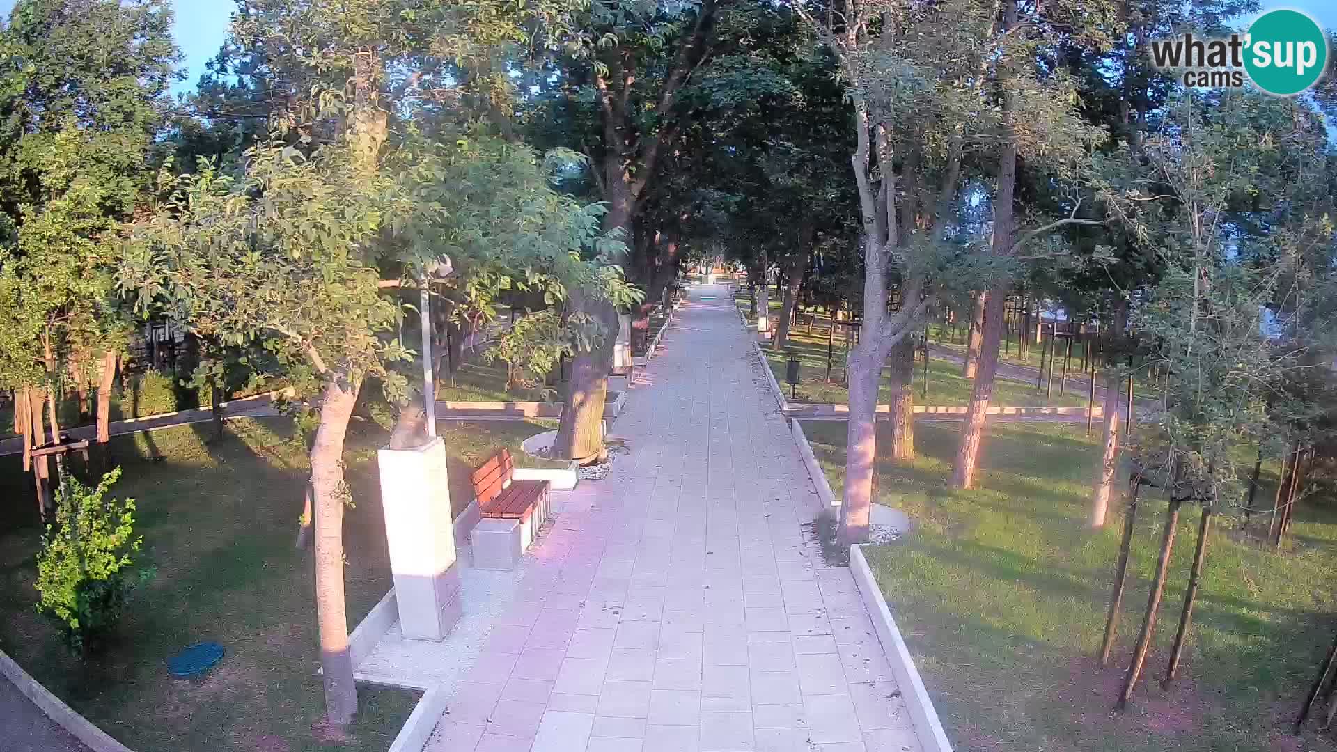 Writers’ Park Webcam Senj – Live by the Sea