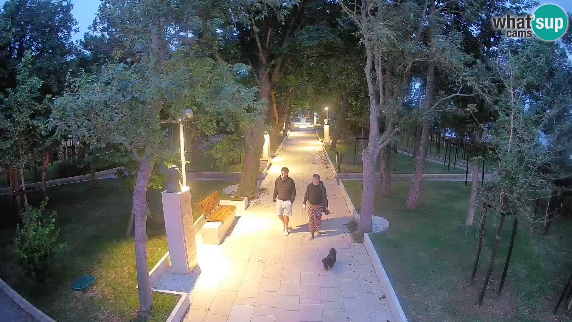 Writers’ Park Webcam Senj – Live by the Sea