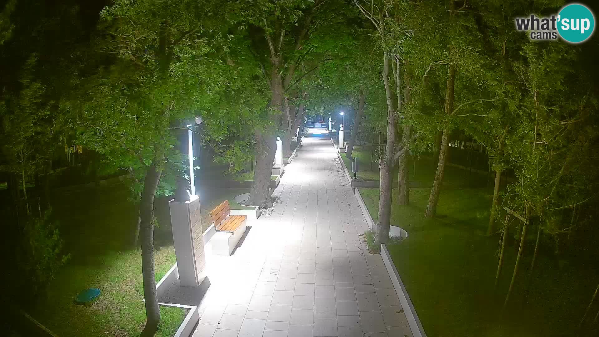 Writers’ Park Webcam Senj – Live by the Sea