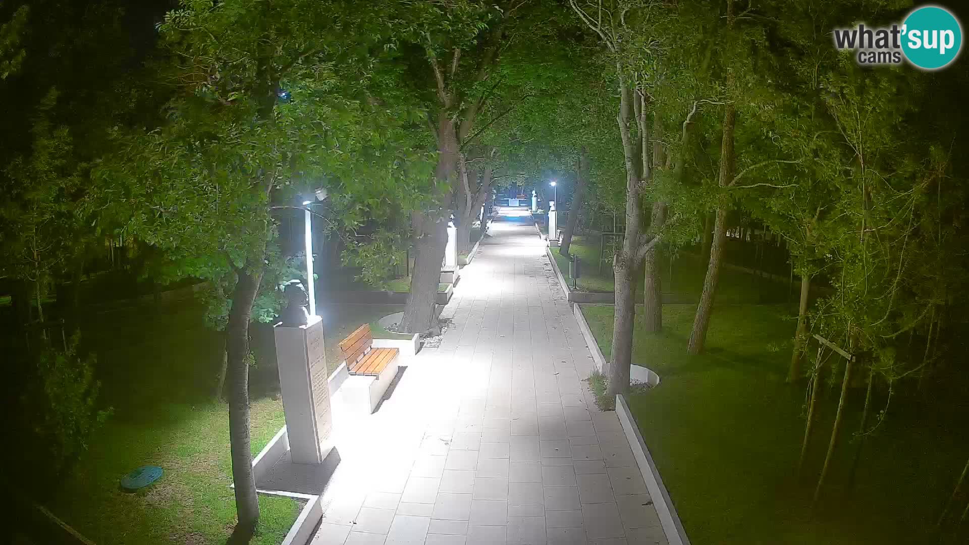 Writers’ Park Webcam Senj – Live by the Sea