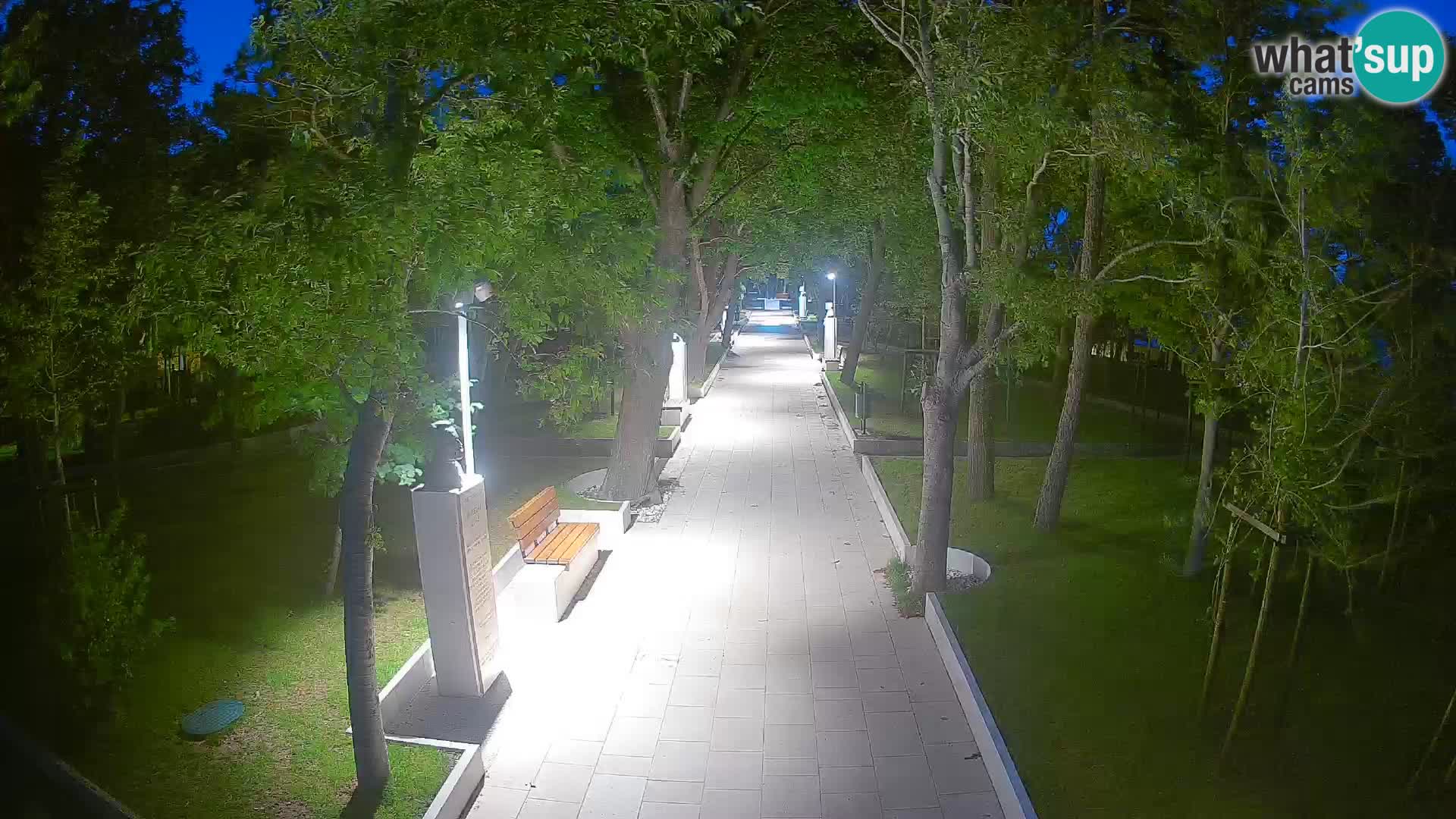 Webcam Schriftstellerpark Senj – Live am Meer